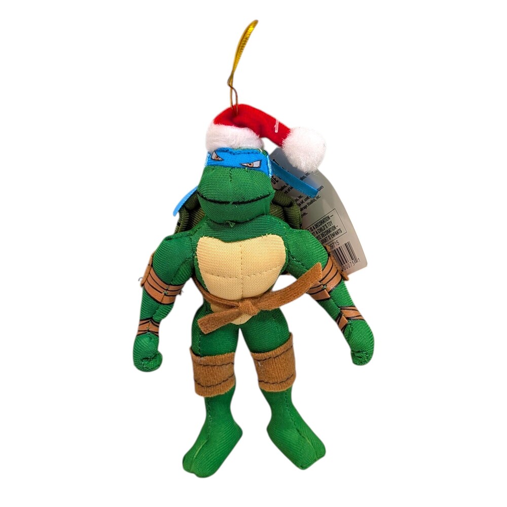2007 TMNT Teenage Mutant Ninja Turtles Leonardo Christmas Ornament NWT